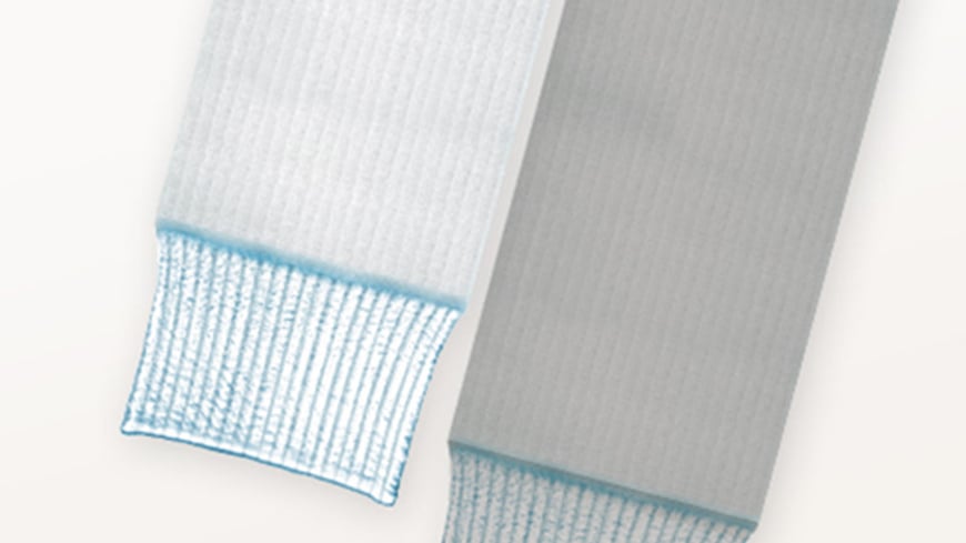 een close-up van een AQUACEL® wondverband