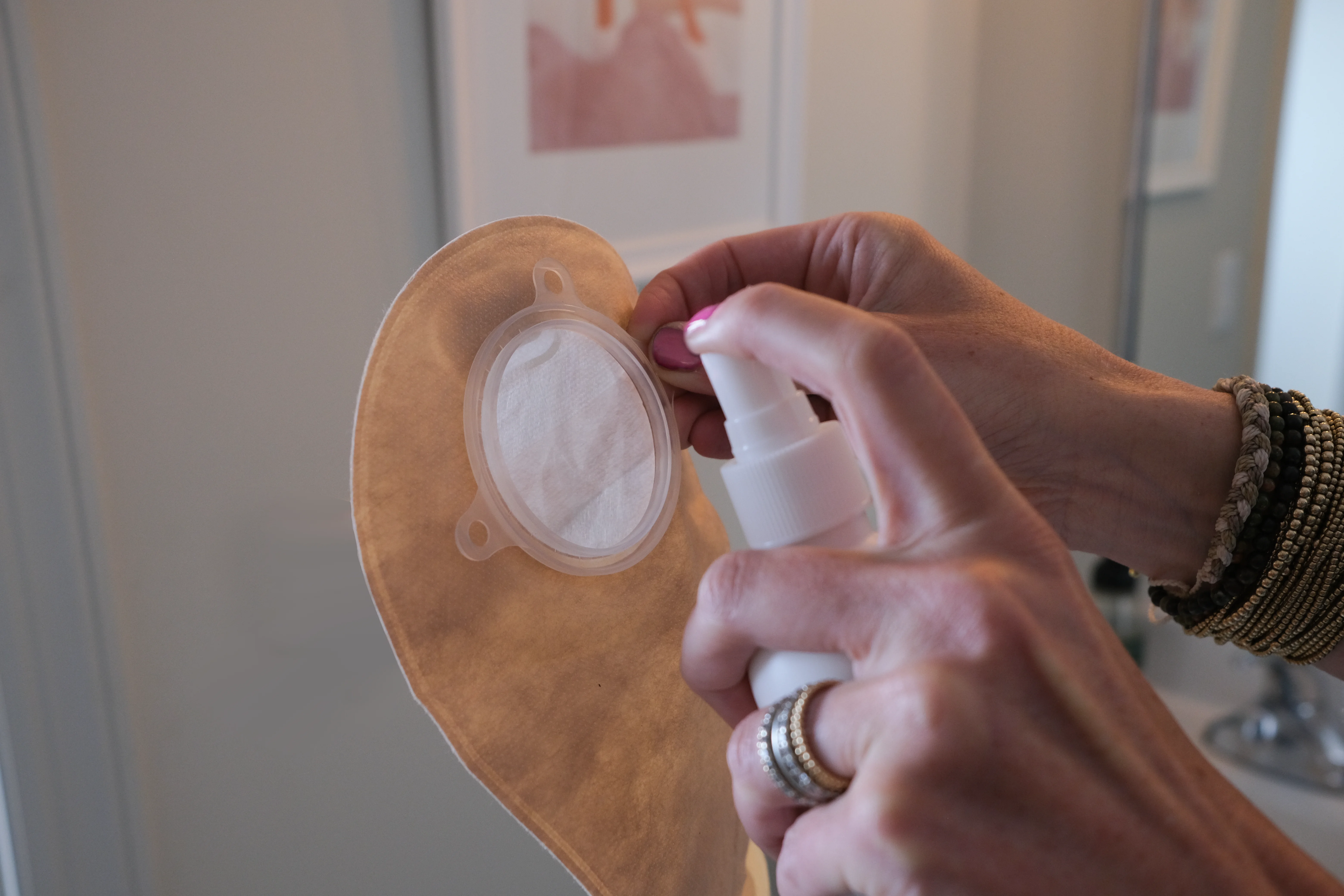 a person holding a cup