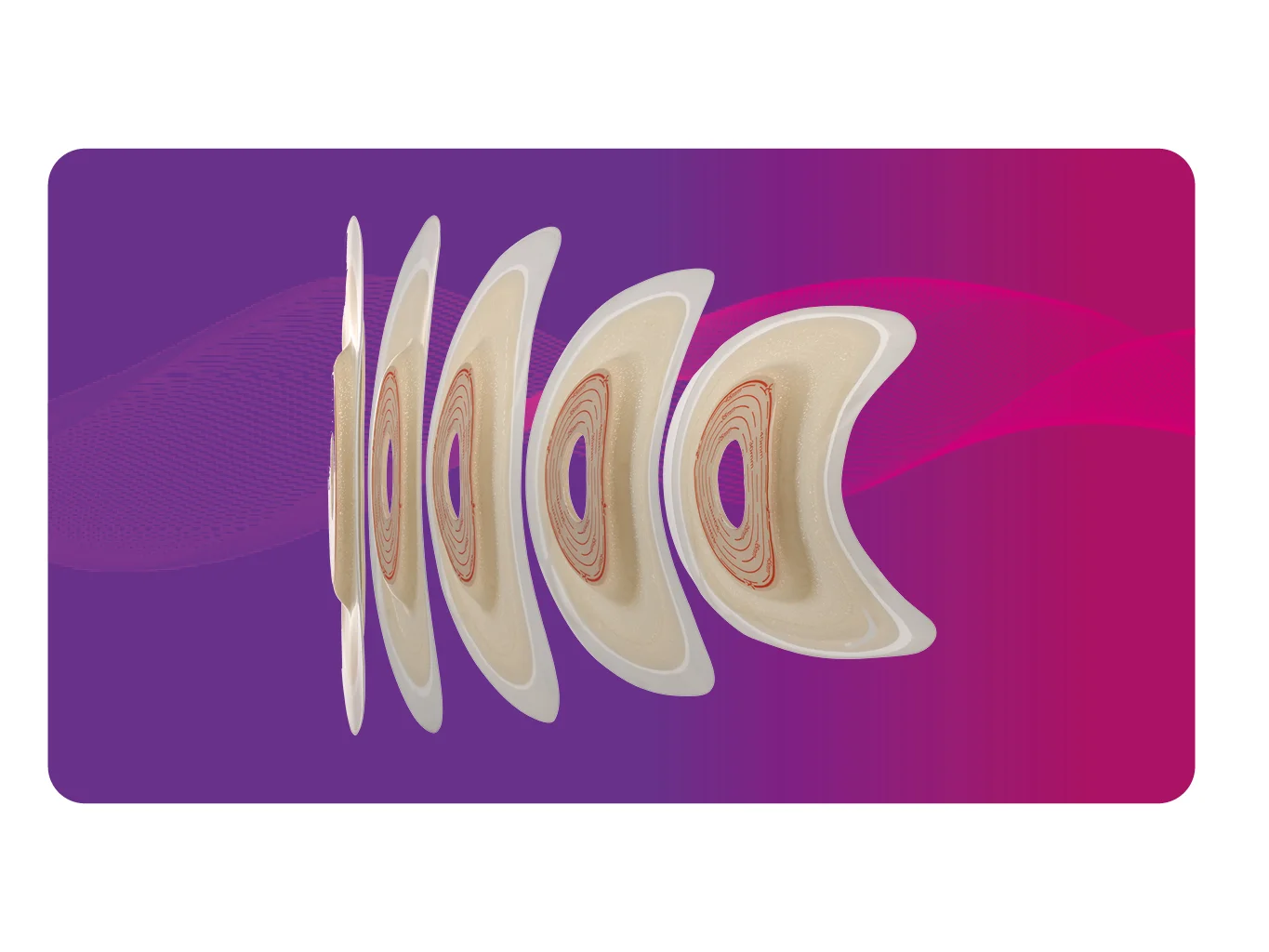 Konvexe Hautschutzplatten